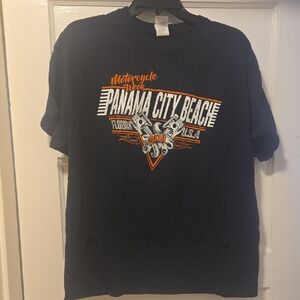 Panama City Beach Bike Week Graphic Tee - Black